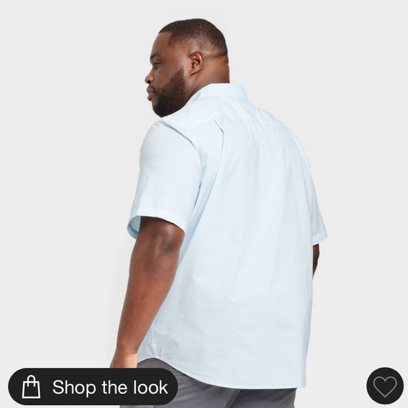 Goodfellow & Co | Shirts | Mens Big And Tall Short Sleeve Button Down ...